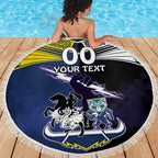 Custom Dragons-Cowboys Combine Storm-Warriors Beach Blanket Sport Style Version 01