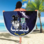 Custom Dragons-Cowboys Combine Storm-Warriors Beach Blanket Sport Style Version 01