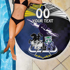 Custom Dragons-Cowboys Combine Storm-Warriors Beach Blanket Sport Style Version 01