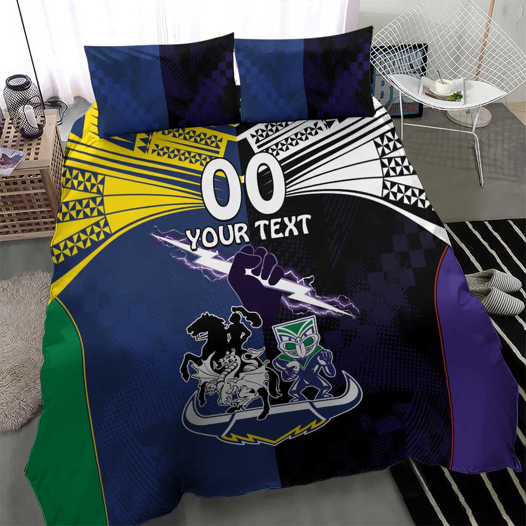 Custom Dragons-Cowboys Combine Storm-Warriors Bedding Set Sport Style Version 01