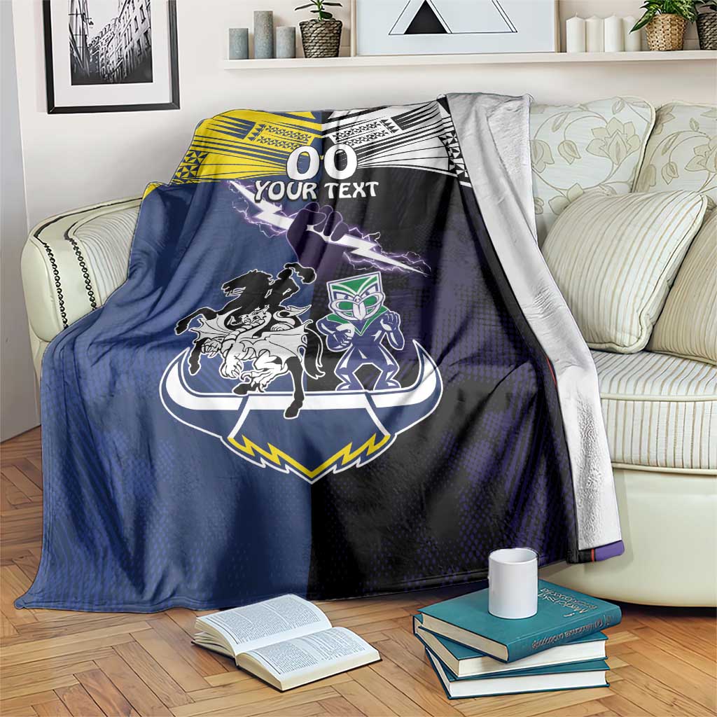 Custom Dragons-Cowboys Combine Storm-Warriors Blanket Sport Style Version 01