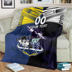 Custom Dragons-Cowboys Combine Storm-Warriors Blanket Sport Style Version 01