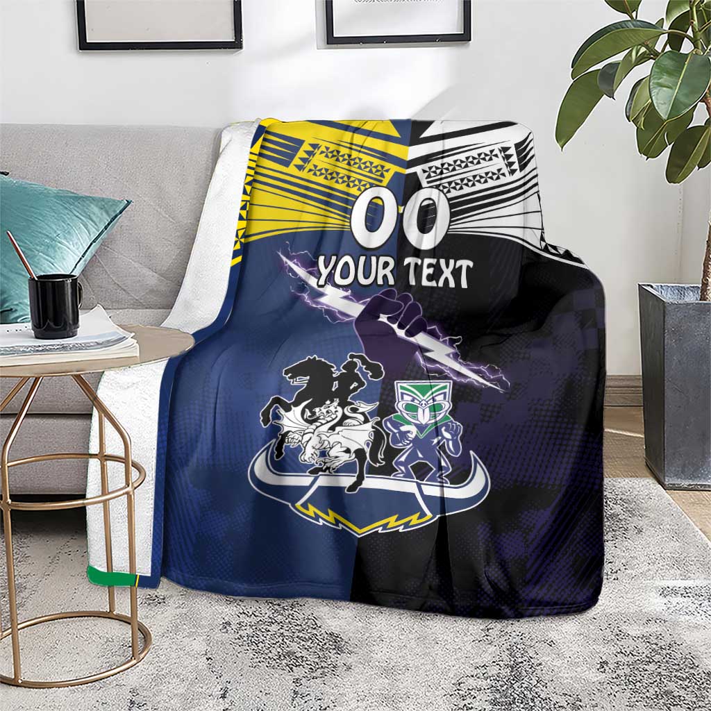 Custom Dragons-Cowboys Combine Storm-Warriors Blanket Sport Style Version 01