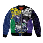 Custom Dragons-Cowboys Combine Storm-Warriors Bomber Jacket Sport Style Version 01