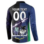 Custom Dragons-Cowboys Combine Storm-Warriors Button Sweatshirt Sport Style Version 01