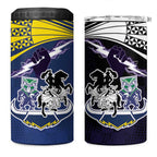 Custom Dragons-Cowboys Combine Storm-Warriors 4 in 1 Can Cooler Tumbler Sport Style Version 01