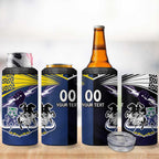 Custom Dragons-Cowboys Combine Storm-Warriors 4 in 1 Can Cooler Tumbler Sport Style Version 01