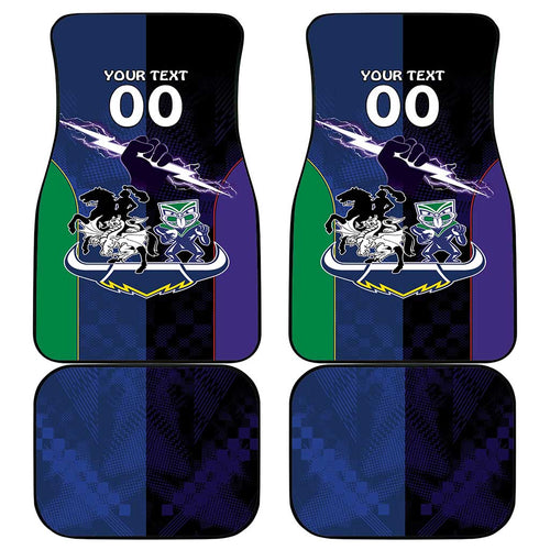 Custom Dragons-Cowboys Combine Storm-Warriors Car Mats Sport Style Version 01