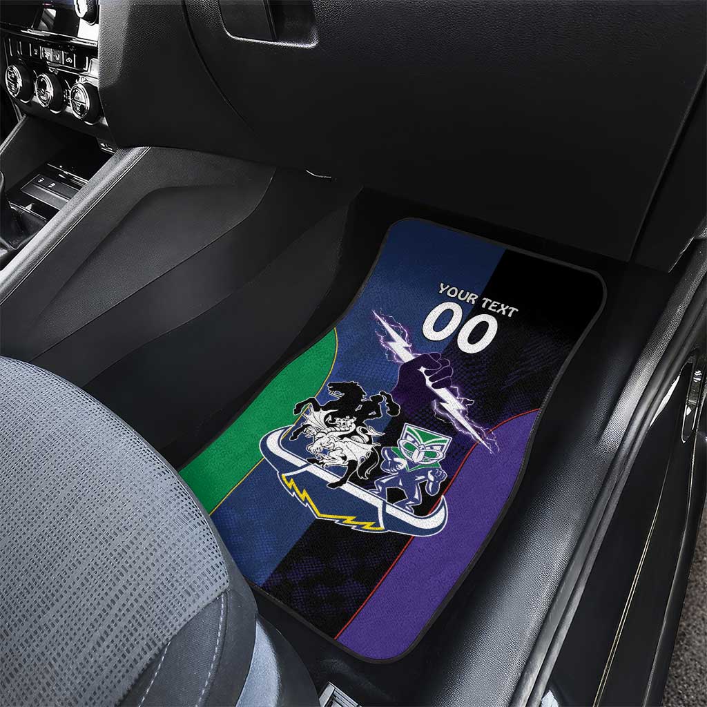Custom Dragons-Cowboys Combine Storm-Warriors Car Mats Sport Style Version 01