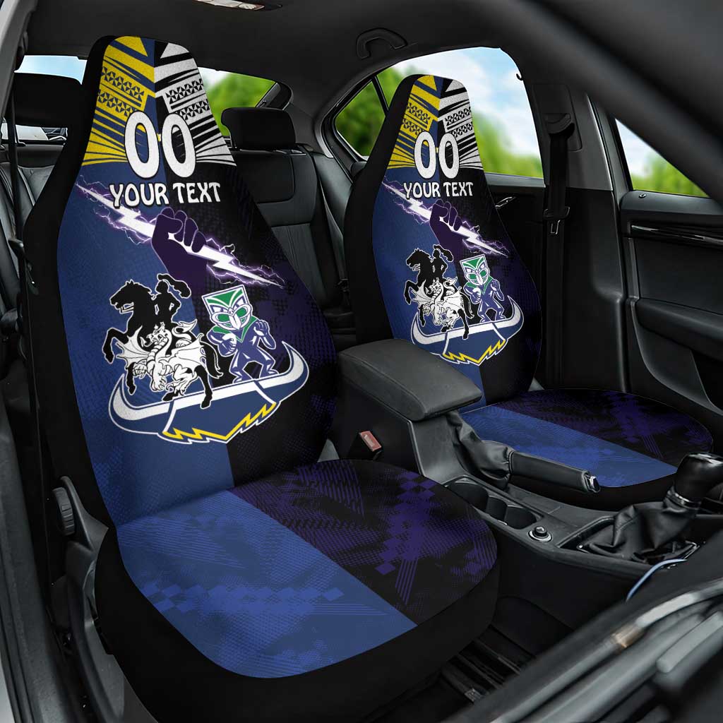 Custom Dragons-Cowboys Combine Storm-Warriors Car Seat Cover Sport Style Version 01