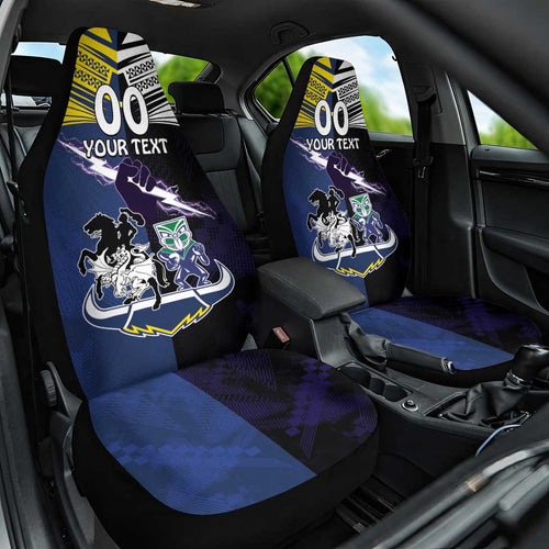 Custom Dragons-Cowboys Combine Storm-Warriors Car Seat Cover Sport Style Version 01
