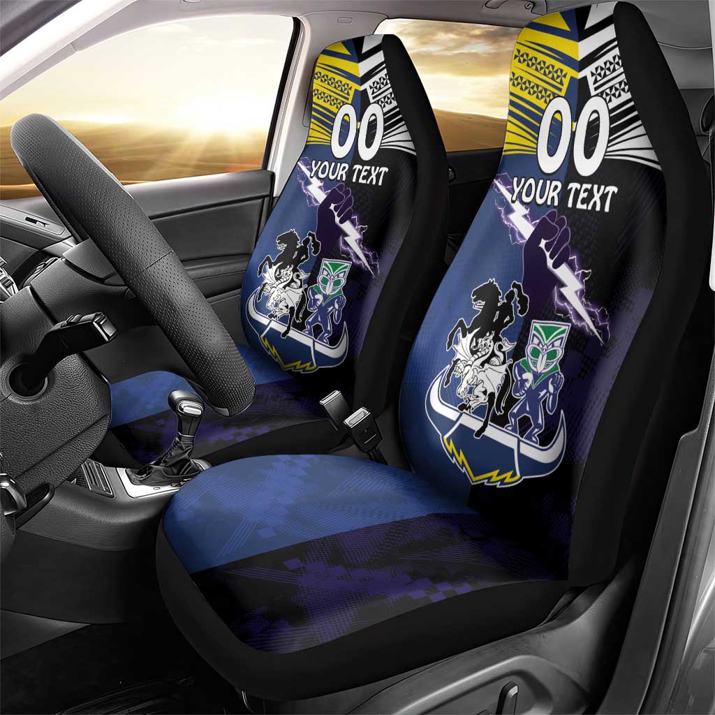 Custom Dragons-Cowboys Combine Storm-Warriors Car Seat Cover Sport Style Version 01