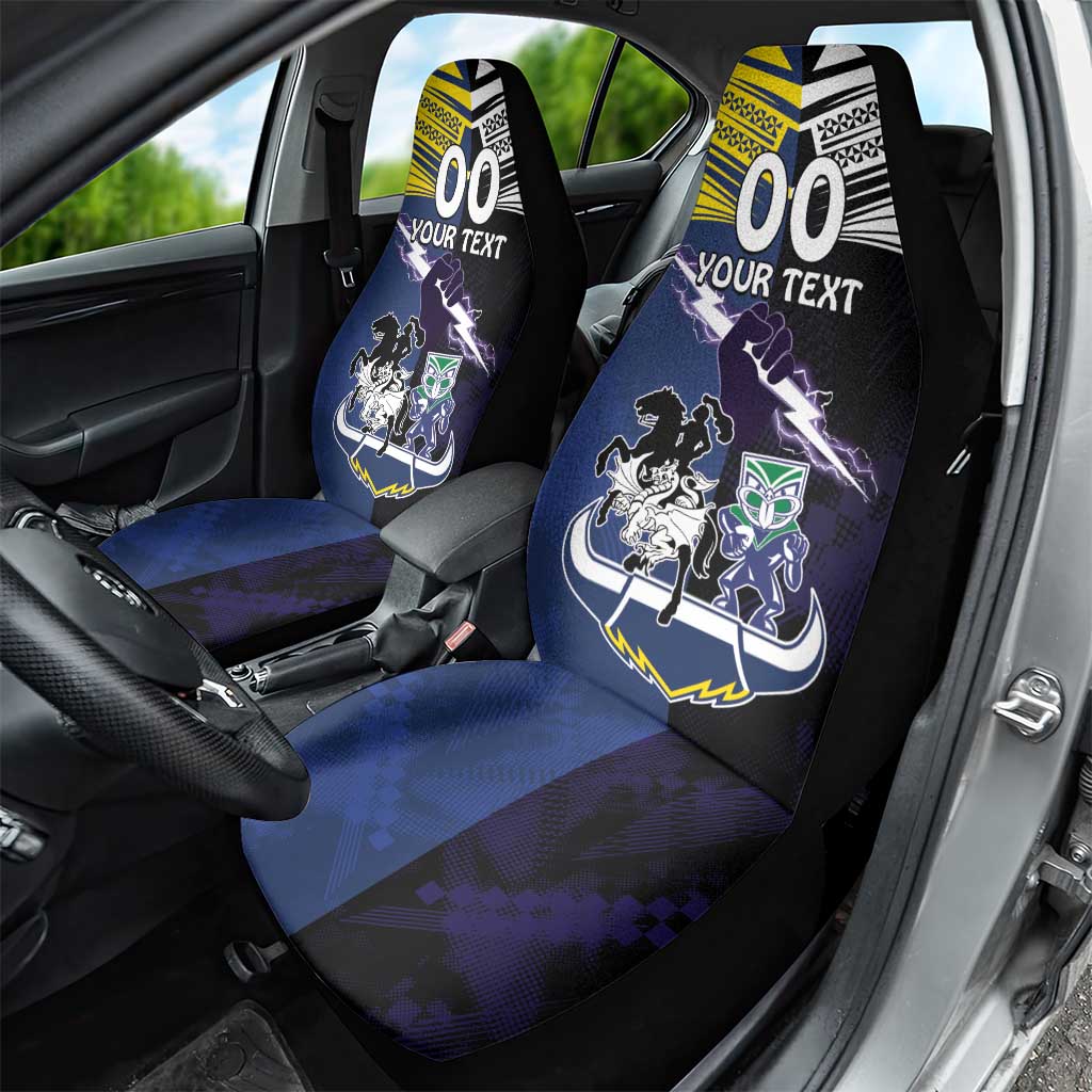 Custom Dragons-Cowboys Combine Storm-Warriors Car Seat Cover Sport Style Version 01
