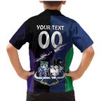 Custom Dragons-Cowboys Combine Storm-Warriors Family Matching Mermaid Dress and Hawaiian Shirt Sport Style Version 01