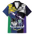 Custom Dragons-Cowboys Combine Storm-Warriors Family Matching Mermaid Dress and Hawaiian Shirt Sport Style Version 01