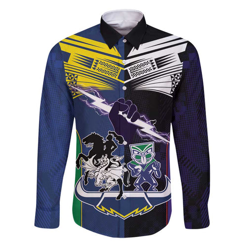 Custom Dragons-Cowboys Combine Storm-Warriors Family Matching Mermaid Dress and Hawaiian Shirt Sport Style Version 01