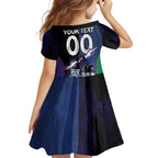 Custom Dragons-Cowboys Combine Storm-Warriors Family Matching Off Shoulder Maxi Dress and Hawaiian Shirt Sport Style Version 01