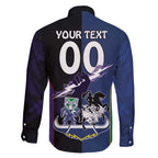 Custom Dragons-Cowboys Combine Storm-Warriors Family Matching Off Shoulder Short Dress and Hawaiian Shirt Sport Style Version 01
