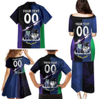 Custom Dragons-Cowboys Combine Storm-Warriors Family Matching Puletasi and Hawaiian Shirt Sport Style Version 01