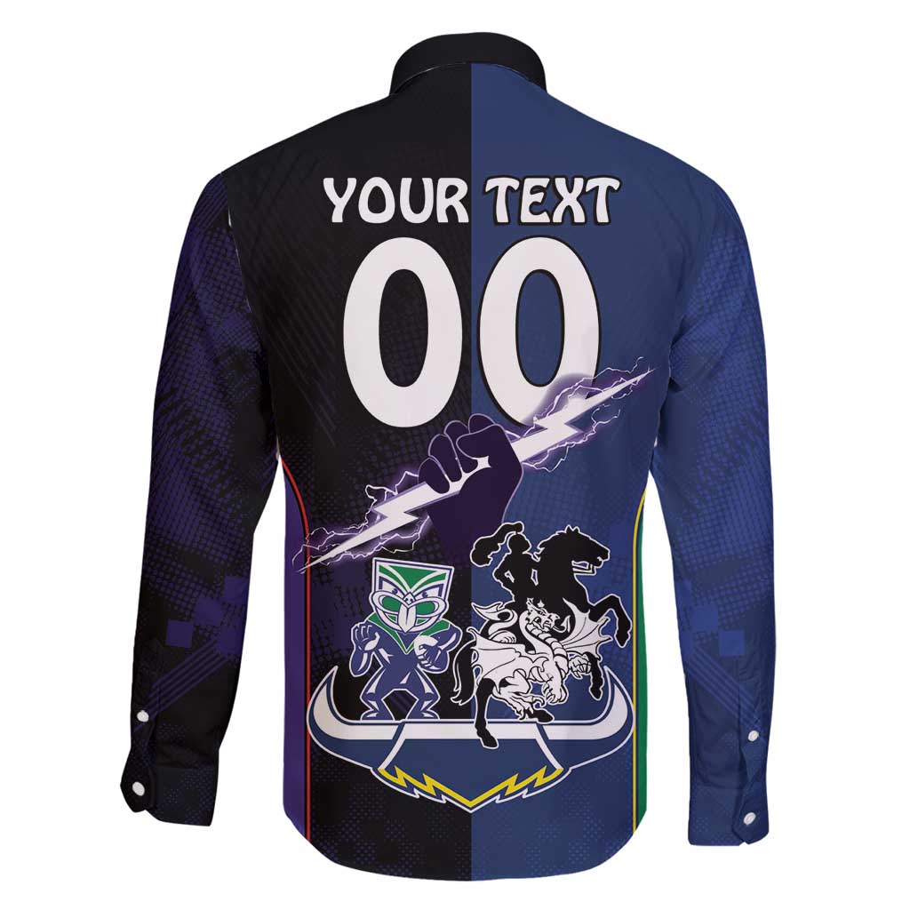 Custom Dragons-Cowboys Combine Storm-Warriors Family Matching Summer Maxi Dress and Hawaiian Shirt Sport Style Version 01