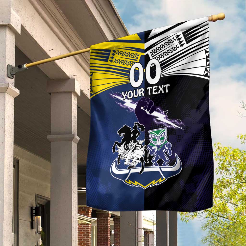 Custom Dragons-Cowboys Combine Storm-Warriors Garden Flag Sport Style Version 01
