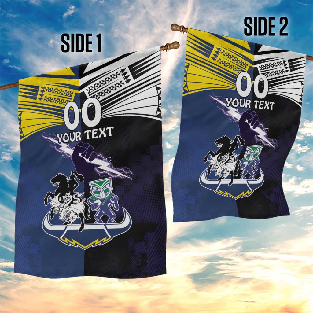 Custom Dragons-Cowboys Combine Storm-Warriors Garden Flag Sport Style Version 01