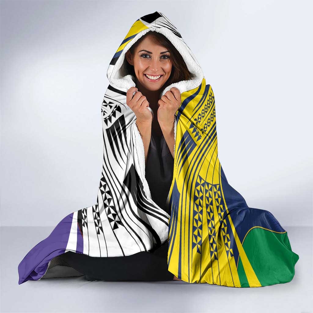 Custom Dragons-Cowboys Combine Storm-Warriors Hooded Blanket Sport Style Version 01