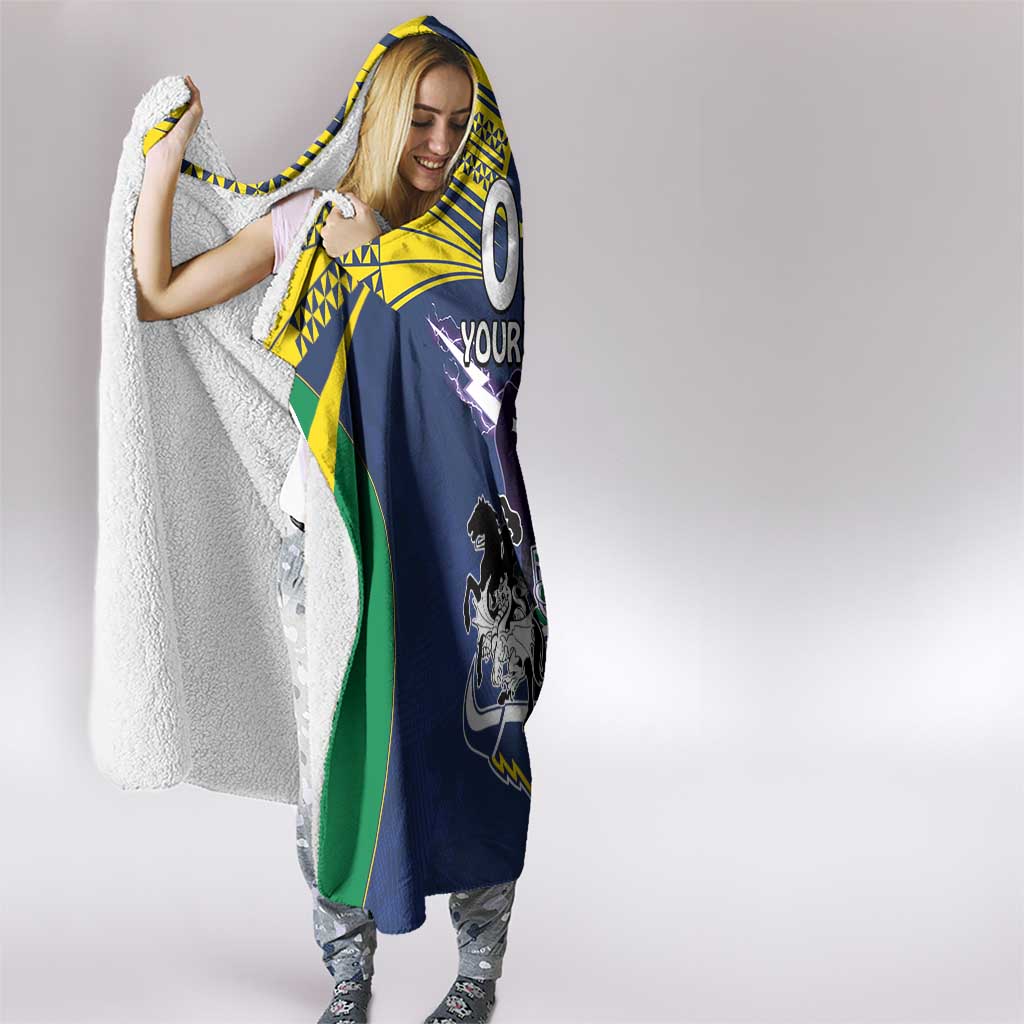 Custom Dragons-Cowboys Combine Storm-Warriors Hooded Blanket Sport Style Version 01