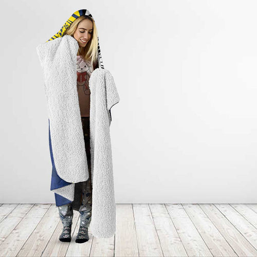 Custom Dragons-Cowboys Combine Storm-Warriors Hooded Blanket Sport Style Version 01