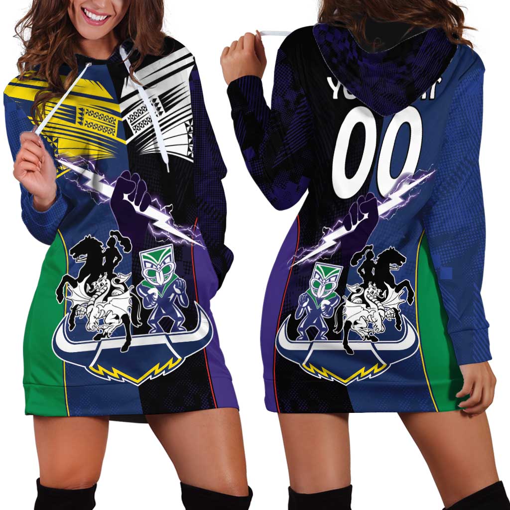 Custom Dragons-Cowboys Combine Storm-Warriors Hoodie Dress Sport Style Version 01