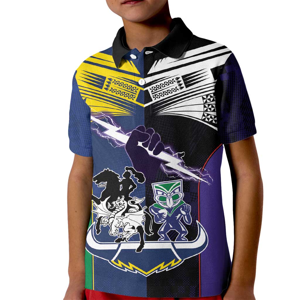 Custom Dragons-Cowboys Combine Storm-Warriors Kid Polo Shirt Sport Style Version 01