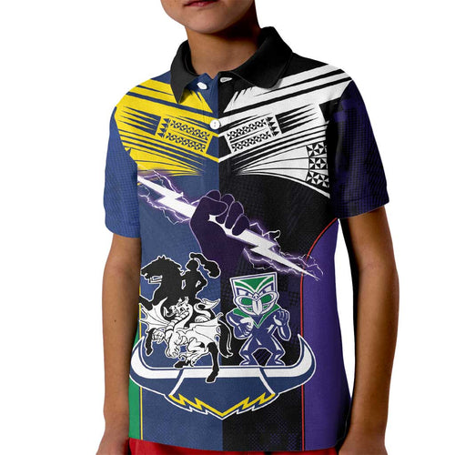 Custom Dragons-Cowboys Combine Storm-Warriors Kid Polo Shirt Sport Style Version 01