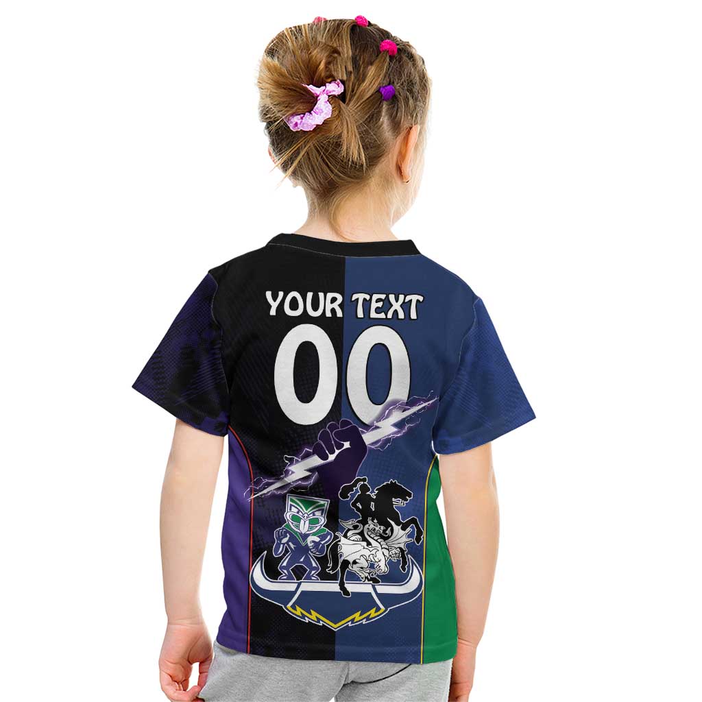 Custom Dragons-Cowboys Combine Storm-Warriors Kid T Shirt Sport Style Version 01