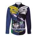 Custom Dragons-Cowboys Combine Storm-Warriors Long Sleeve Button Shirt Sport Style Version 01
