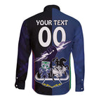 Custom Dragons-Cowboys Combine Storm-Warriors Long Sleeve Button Shirt Sport Style Version 01