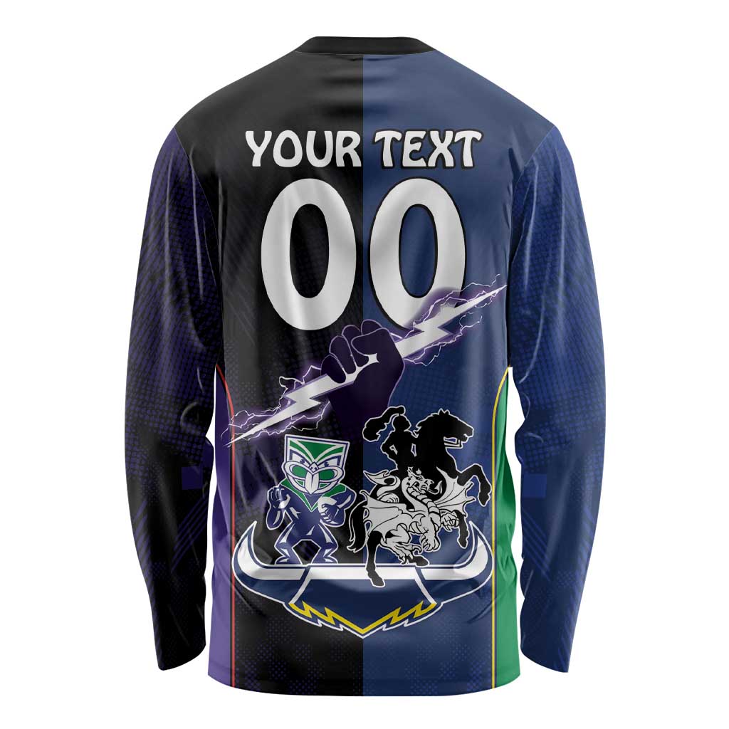 Custom Dragons-Cowboys Combine Storm-Warriors Long Sleeve Shirt Sport Style Version 01