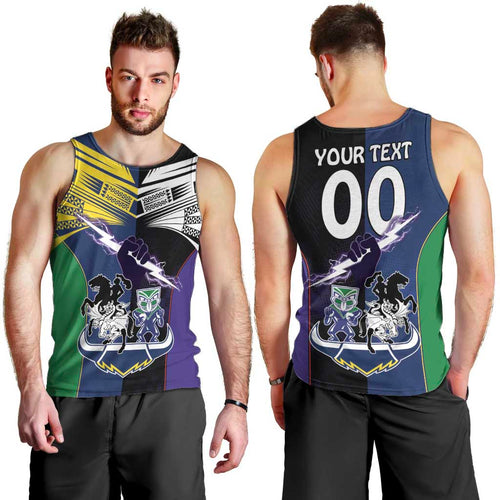 Custom Dragons-Cowboys Combine Storm-Warriors Men Tank Top Sport Style Version 01