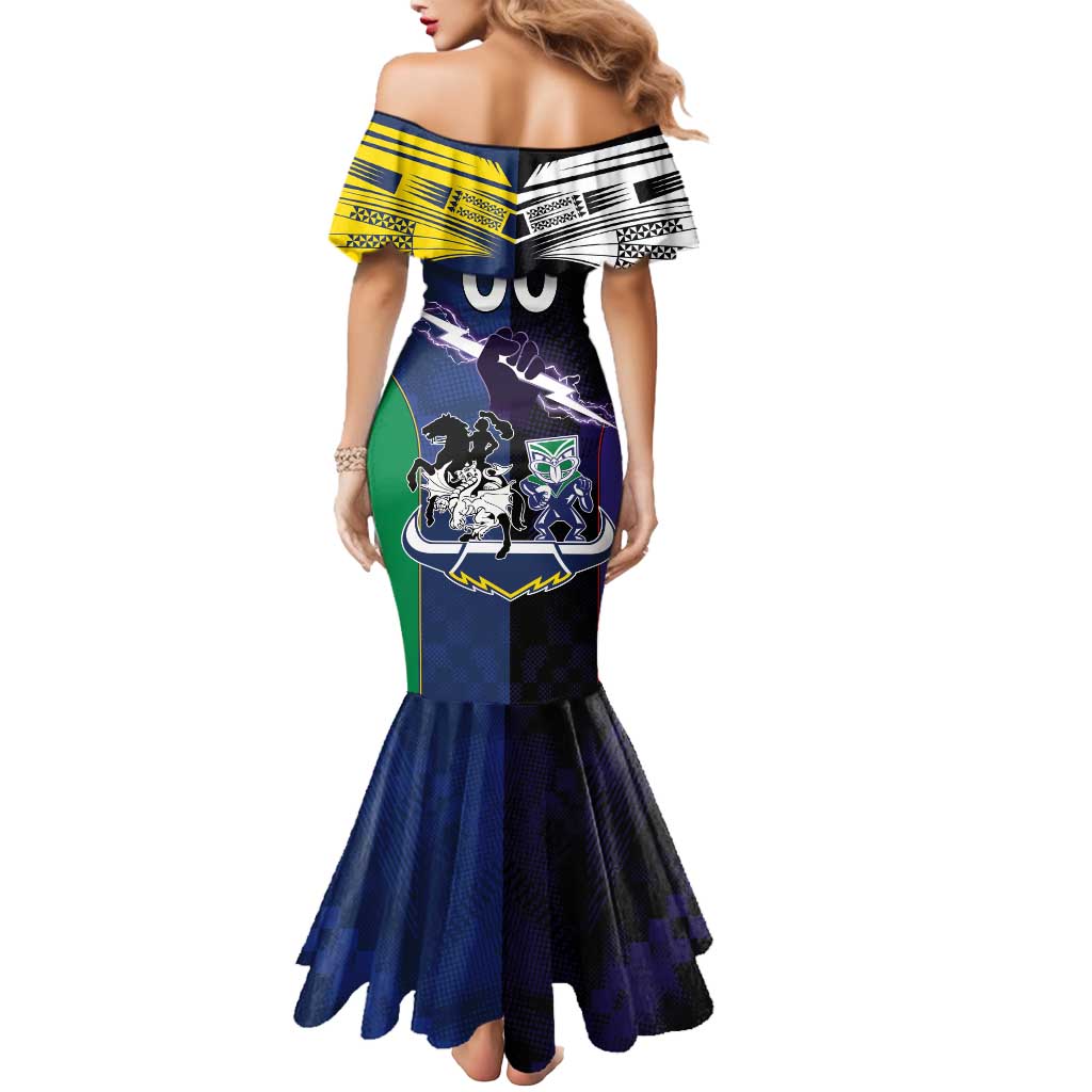 Custom Dragons-Cowboys Combine Storm-Warriors Mermaid Dress Sport Style Version 01