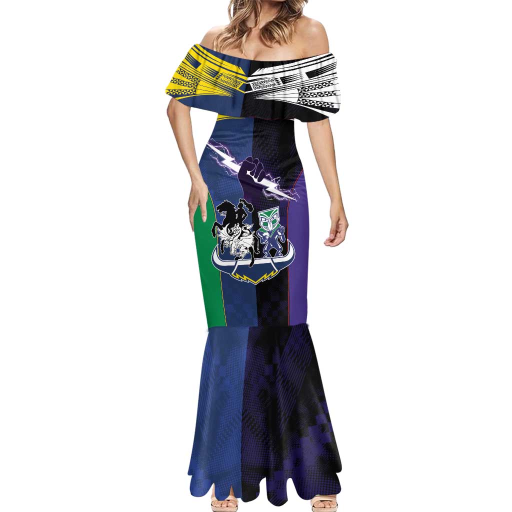 Custom Dragons-Cowboys Combine Storm-Warriors Mermaid Dress Sport Style Version 01