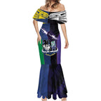 Custom Dragons-Cowboys Combine Storm-Warriors Mermaid Dress Sport Style Version 01