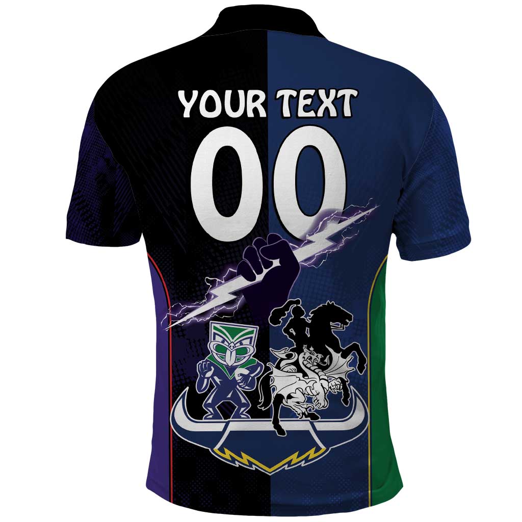 Custom Dragons-Cowboys Combine Storm-Warriors Polo Shirt Sport Style Version 01