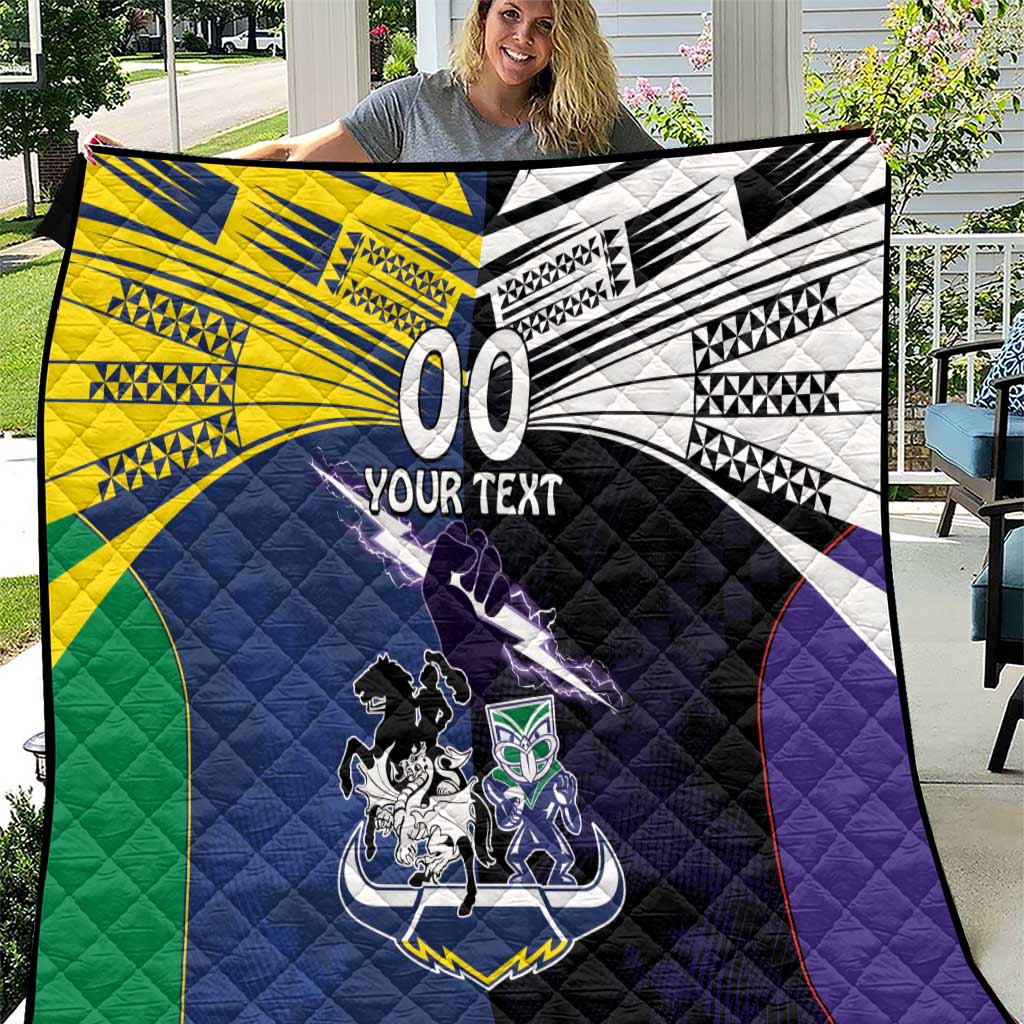 Custom Dragons-Cowboys Combine Storm-Warriors Quilt Sport Style Version 01