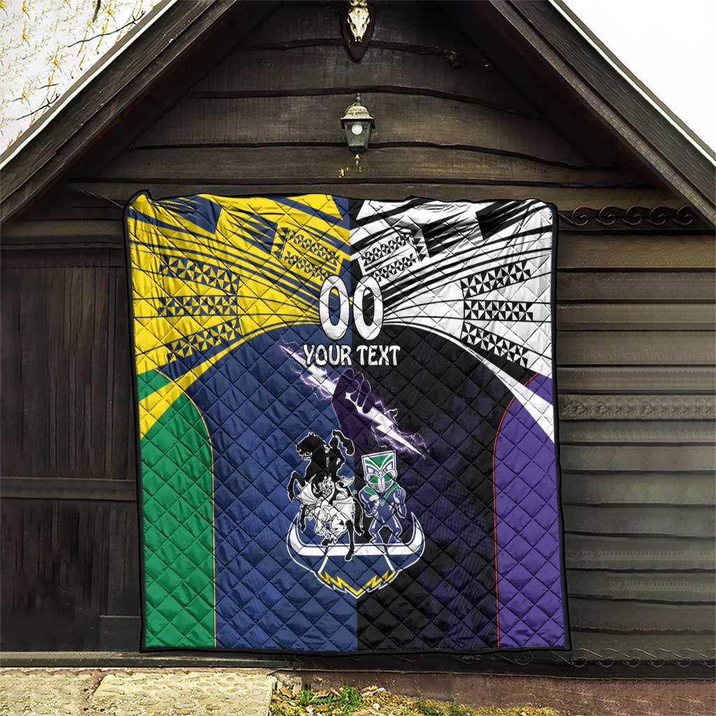 Custom Dragons-Cowboys Combine Storm-Warriors Quilt Sport Style Version 01