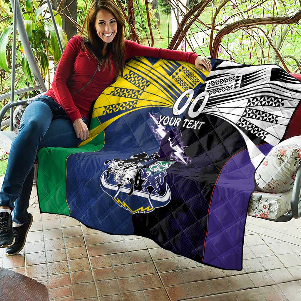 Custom Dragons-Cowboys Combine Storm-Warriors Quilt Sport Style Version 01