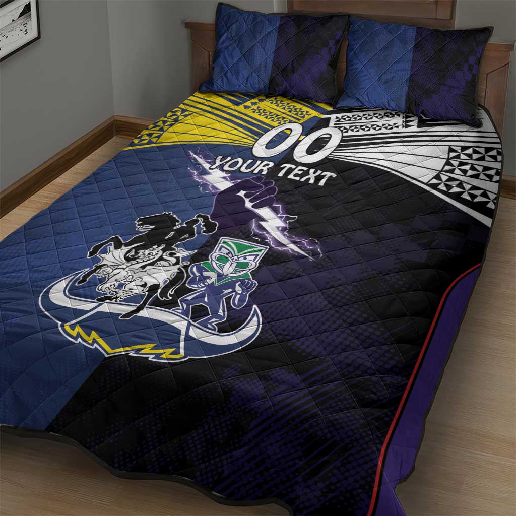 Custom Dragons-Cowboys Combine Storm-Warriors Quilt Bed Set Sport Style Version 01