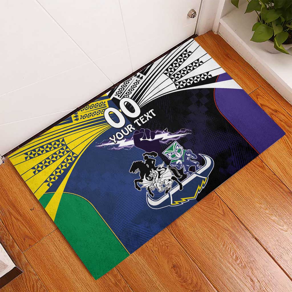 Custom Dragons-Cowboys Combine Storm-Warriors Rubber Doormat Sport Style Version 01