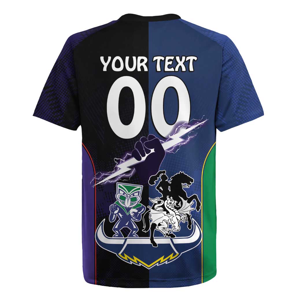 Custom Dragons-Cowboys Combine Storm-Warriors Rugby Jersey Sport Style Version 01