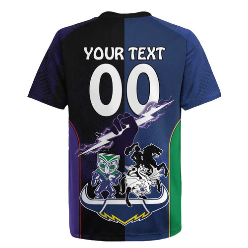 Custom Dragons-Cowboys Combine Storm-Warriors Rugby Jersey Sport Style Version 01