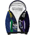 Custom Dragons-Cowboys Combine Storm-Warriors Sherpa Hoodie Sport Style Version 01