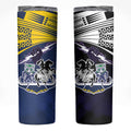Custom Dragons-Cowboys Combine Storm-Warriors Skinny Tumbler Sport Style Version 01